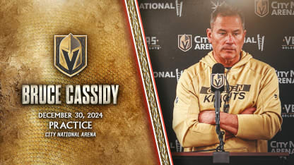 Bruce Cassidy 12/30