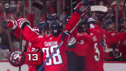 EDM@WSH: Ovechkin scores empty-net goal