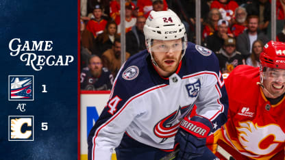 Columbus Blue Jackets Calgary Flames game recap November 5 2025