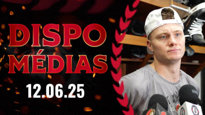 Tim Stützle dispo média avant le match contre STL