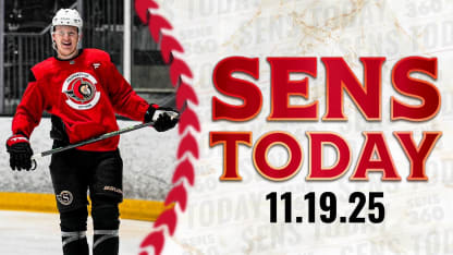Sens Today: Brady Tkachuk Returns to Practice