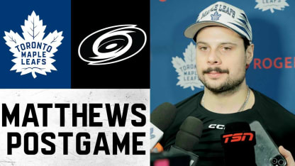 Auston Matthews | Post Game @ Carolina Hurricanes | December 04, 2025
