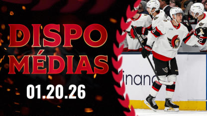 Tim Stützle dispo médias après le match contre CBJ