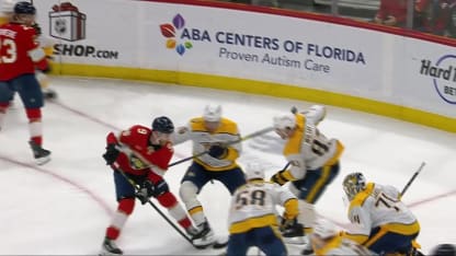 NSH@FLA: Saros with a great save against Carter Verhaeghe