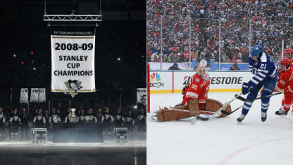 Pens08-09Cup_banner_raising_2014WinterClassic