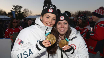 Lakewood Colorado Nicole Hensley USA Hockey women's hockey United States 2018 Olympics gold medal Stadium Series NHL