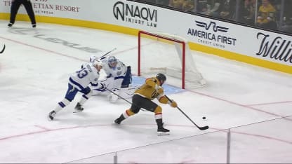 TBL@VGK: Barbashev scores goal against Andrei Vasilevskiy