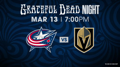 THURSDAY, MARCH 13 AT 7 PM VS. VEGAS GOLDEN KNIGHTS