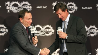 Gretzky Bettman Shake Hands
