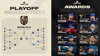 Vegas Golden Knights NHL26 EA Sports video game champs