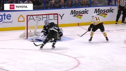 BOS@TBL: Mittelstadt marque un but contre Andrei Vasilevskiy