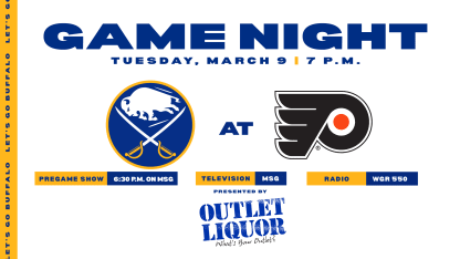 20210309 Sabres at Flyers Game Night Mediawall OL