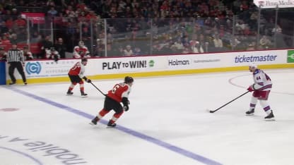 NYR@PHI: Sanheim scores SHG against 
Spencer Martin