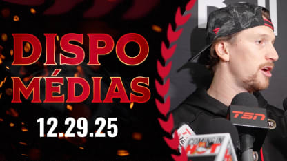 Thomas Chabot dispo média avant le match contre CBJ