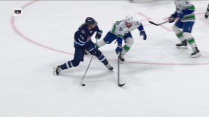 VAN@WPG: Scheifele scores goal against Kevin Lankinen