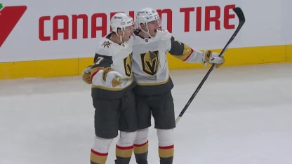 VGK@MTL: Dorofeyev scores goal against Jakub Dobeš