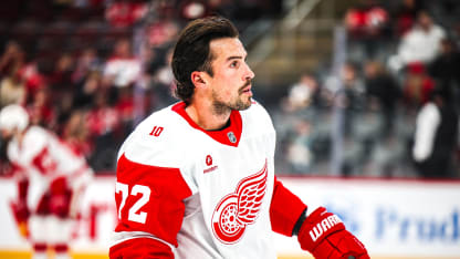 ‘It’s a hungry group, I can tell’: Faulk excited to keep integrating with Red Wings after making his debut on Sunday