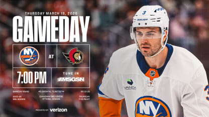 Game Preview: Islanders at Senators March 19 2026
