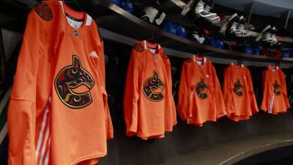 Canucks warmup jerseys