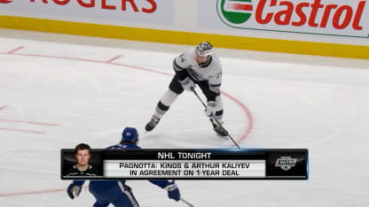 NHL Tonight: Kings sign Arthur Kaliyev