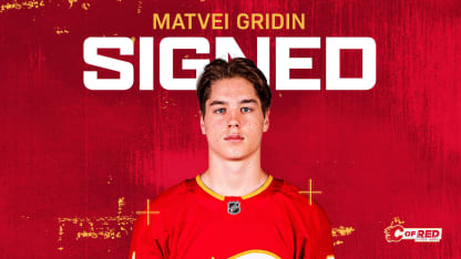 Flames Sign Gridin To Entry Level Contract
