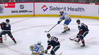 STL@COL: Blackwood effectue un bel arrêt contre Jordan Kyrou