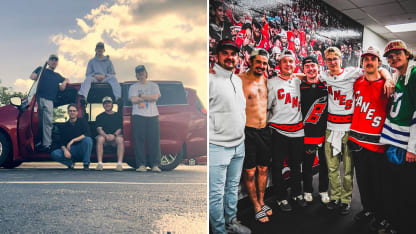 Seth Jarvis friends drive van to watch Hurricanes Game 5