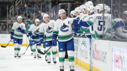 Canucks score 10 goals vs. Sharks