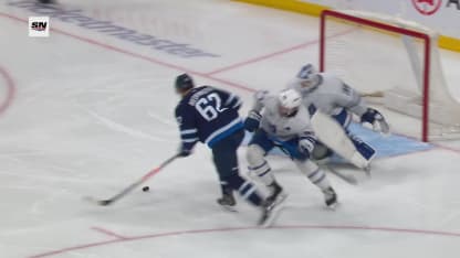 TOR@WPG: Niederreiter scores goal against Dennis Hildeby