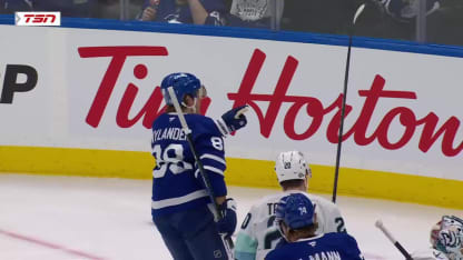 SEA@TOR: Nylander scores goal against Joey Daccord