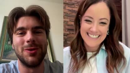 Nico Hischier 1-on-1 with Amanda Stein