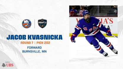 Islanders Select Kvasnicka 202nd Overall
