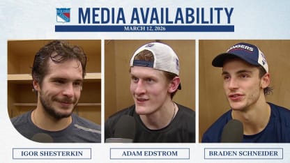 Postgame: Shesterkin, Edstrom and Schneider