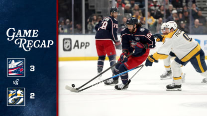 Nashville Predators Columbus Blue Jackets game recap March 3 2026