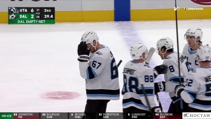 UTA@DAL: Crouse scores empty-net goal