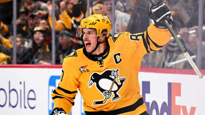 Rust gets 500th point on Crosby goal
