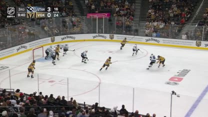 UTA@VGK: Schmid with a great save against Sean Durzi