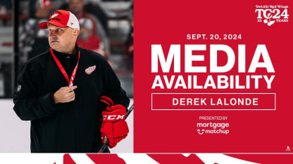 Derek Lalonde Training Camp Media | Sept. 20, 2024 