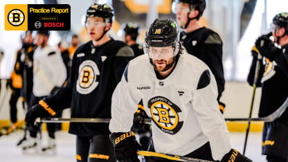 Practice Report: Bruins Prepare For Three-Game Road Trip
