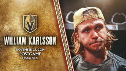 William Karlsson Postgame 11/29