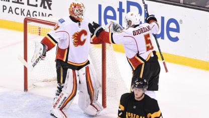 Chad Johnson Bruins vs. Flames