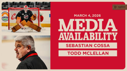 Sebastian Cossa, Todd McLellan Morning Skate