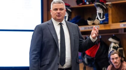 Coach Keefe Addresses Club After 7-3 Win vs. Caps