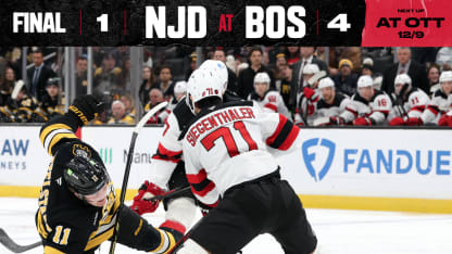 DEVILS AT BRUINS 12/6/25 GAME STORY