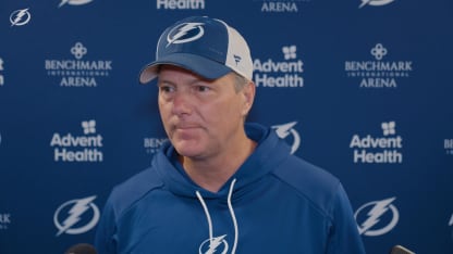 Jon Cooper | Pregame vs Chicago Blackhawks