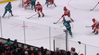 Celebrini's second goal ties it late