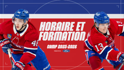 60 joueurs invités au Camp d’entraînement 2025 des Canadiens