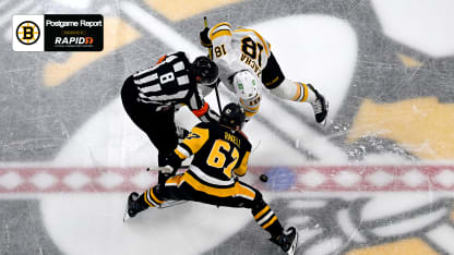 Boston Bruins Pittsburgh Penguins game recap March 8 2026