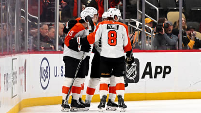 York earns 100th point as Tippett answers quickly