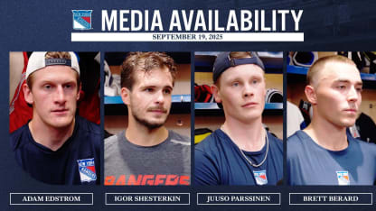 Training Camp: Edstrom, Shesterkin, Parssinen & Berard